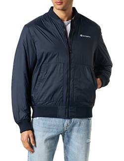 Champion Herren Legacy Outdoor Small Logo Bomber Jacke, Marineblau, L von Champion