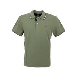 Champion Herren Legacy Poloshirt Gallery Light Cotton Piqué C-Logo Polohemd, Gunmetal Green, 56 von Champion