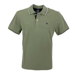 Champion Herren Legacy Poloshirt Gallery Light Cotton Piqué C-Logo Polohemd, Gunmetal Green, Small von Champion