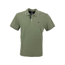 Champion Herren Legacy Poloshirt Gallery Light Cotton Piqué C-Logo Polohemd, Gunmetal Green, XXL von Champion