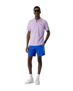 Champion Herren Legacy Poloshirt Gallery Light Cotton Piqué C-Logo Polohemd, Lavendel, XL von Champion