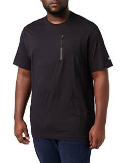 Champion Herren Legacy X-Pro Zip Pocket S/S T-Shirt, Schwarz, Medium von Champion
