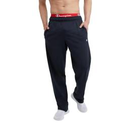 Champion Herren Open Bottom Light Weight Jersey Sweatpant Pants, Navy, M von Champion