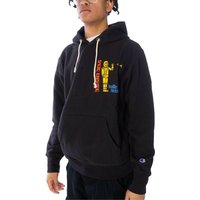 Champion Hoodie Champion 220119 Hoodie Herren Kapuzenpullover schwarz (1-tlg) von Champion