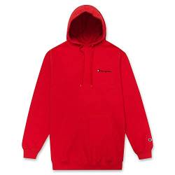 Champion Hoodie Mens Big & Tall Embroidered Pullover Champion Hoodies Sweatshirt Red XLT von Champion