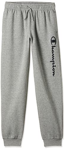 Champion Jungen Jogginghosen Legacy- Classic Logo Rib Cuff, Helles Heather Grey, 13-14 Jahre von Champion