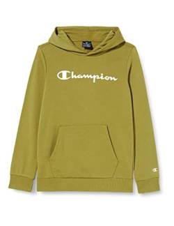 Champion Jungen Kapuzenpullover American Classics- Big Logo, OlivGrün, 15-16 Jahre von Champion