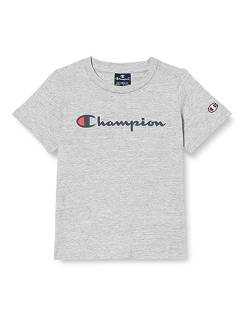 Champion Jungen Legacy American Classics B-S-s Crewneck T-Shirt, Grau, 9-10 Jahre von Champion
