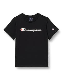 Champion Jungen Legacy American Classics B-S-s Crewneck T-Shirt, Schwarz, 15-16 Jahre von Champion