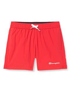 Champion Jungen Legacy Beachshorts-AC Small Logo Badehose, rot, 15-16 Jahre von Champion