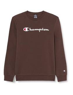 Champion Kinder und Jugendliche Legacy American Classics B Ultralight Powerblend Fleece Crewneck Sweatshirt, Marrone, 11-12 Jahre von Champion