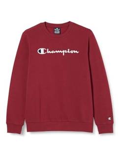 Champion Kinder und Jugendliche Legacy American Classics B Ultralight Powerblend Fleece Crewneck Sweatshirt, Rosso Tbr, 13-14 Jahre von Champion