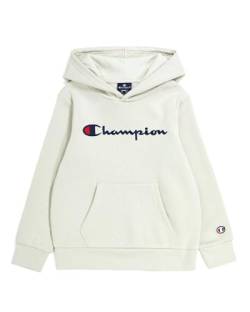 Champion Kinder und Jugendliche Legacy American Classics B-Ultralight Powerblend Fleece Kapuzenpullover, Grigio Argento, 7-8 Jahre von Champion