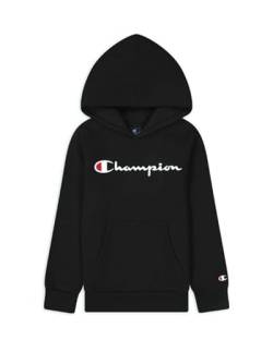 Champion Kinder und Jugendliche Legacy American Classics B-Ultralight Powerblend Fleece Kapuzenpullover, Nero, 13-14 Jahre von Champion