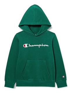 Champion Kinder und Jugendliche Legacy American Classics B-Ultralight Powerblend Fleece Kapuzenpullover, Verde Avt, 9-10 Jahre von Champion