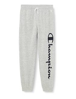 Champion Kinder und Jugendliche Legacy American Classics Ultra Light Powerblend Terry Big Logo Rib Cuff Trainingshose, Grau, XL von Champion