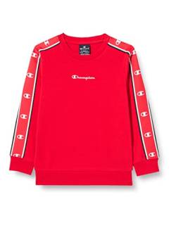 Champion Kinder und Jugendliche Legacy American Tape Powerblend Crewneck Sweatshirt, Intensives Rot, 5-6 Jahre von Champion