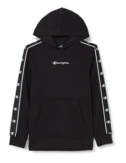 Champion Kinder und Jugendliche Legacy American Tape-Powerblend Kapuzenpullover, Schwarz, M von Champion