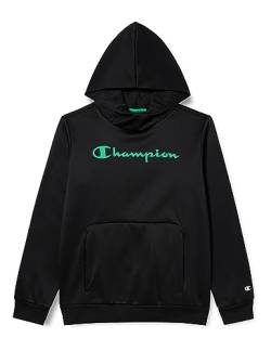 Champion Kinder und Jugendliche Legacy American Tech B-Storm Fleece Kapuzenpullover, Nero, 13-14 Jahre von Champion