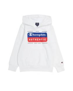 Champion Kinder und Jugendliche Legacy Graphic Shop B Ultralight Powerblend Fleece Kapuzenpullover, Bianco, 13-14 Jahre von Champion