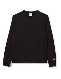 Champion Kinder und Jugendliche Rochester 1919 C-Logo Crewneck Sweatshirt, Schwarz, 11-12 Jahre von Champion