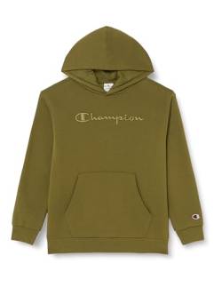 Champion Kinder und Jugendliche Rochester 1919 Logo B-Powerblend Fleece Kapuzenpullover, Verde Olivo, 7-8 Jahre von Champion