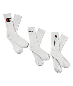 Champion LIFE Herren Socken, weiß, Schuhgröße 36-47 von Champion