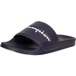 Champion Logo Slides Badelatschen (black, EU Schuhgrößensystem, Erwachsene, Numerisch, M, 42) von Champion