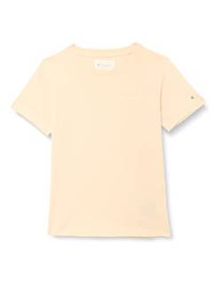 Champion Mädchen Eco Future Light Jersey Regular S/S T-Shirt, Cremegelb, 11-12 Jahre von Champion