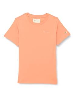 Champion Mädchen Eco Future Light Jersey Regular S/S T-Shirt, Pfirsichrosa, 11-12 Jahre von Champion