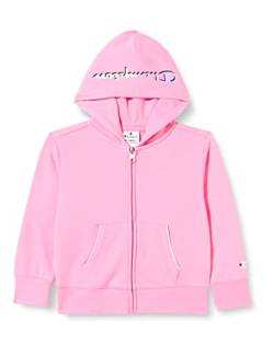 Champion Mädchen und Jungen Legacy C-Color Powerblend Full Zip Kapuzenpullover, Hot Pink, 11-12 Jahre von Champion