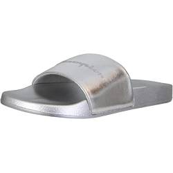 Champion Queens Women Slides Badelatschen (silver, EU Schuhgrößensystem, Erwachsene, Numerisch, M, 40) von Champion