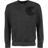Champion Sweatshirt - Crewneck Sweatshirt - S bis L - für Männer - Größe M - schwarz von Champion
