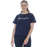 Champion T-Shirt Champion Damen T-Shirt 112650 BS538 NVB Dunkelblau von Champion