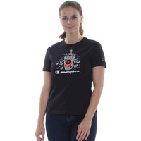 Champion T-Shirt Champion Damen T-Shirt 112965 KK001 NBK Schwarz von Champion