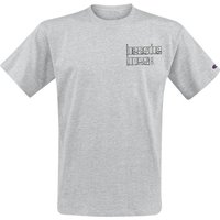 Champion T-Shirt - Champion x Beastie Boys - Crewneck T-Shirt - S bis XXL - für Männer - Größe L - grau meliert von Champion