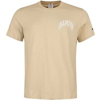Champion T-Shirt - Crewneck T-Shirt - S bis L - für Männer - Größe S - beige von Champion