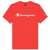 Champion T-Shirt Shirt Rundhals-T-Shirt aus Baumwolle mit von Champion