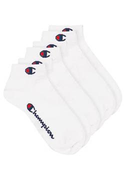 Champion Unisex Core 3PP Quarter Füßlinge, Weiß, 35-38 (3er Pack) von Champion