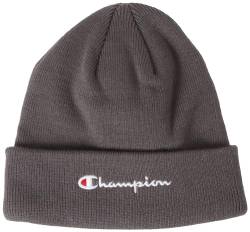 Champion Unisex Kinder Junior Caps-802419 Beanie-Mütze, dunkelgrau, Einheitsgröße von Champion