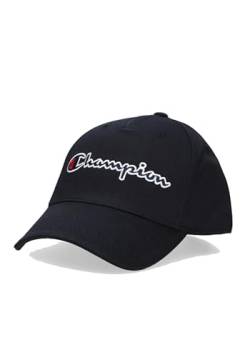 Champion Unisex Lifestyle Caps-800712 Baseballkappe, Schwarz (KK001), One Size von Champion
