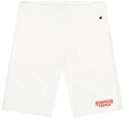 Champion Unisex X Stranger Things Pantaloncini Bermuda Bermudas, Weiß, XS von Champion