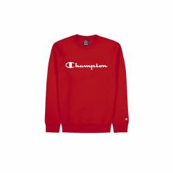 Herren Sweater ohne Kapuze Champion Crewneck Rot - 2XL von Champion