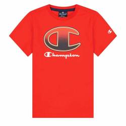 Kurzarm-T-Shirt Champion Crewneck T-Shirt B Rot - 15-16 Jahre von Champion