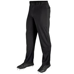 CHAMPRO Herren Open Bottom Loose Fit Pants MVP Baseball-Hose mit offenem Boden, entspannte Passform, schwarz, X-Large von Champro