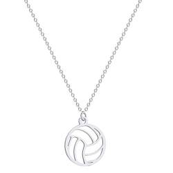 Chandler Volleyball-Anhänger Halskette für Damen Herren Schmuck Sport Charm Volleyball Belohnung von Chandler