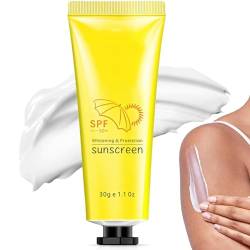 Sonnencreme, SPF 50+ Sonnencreme Creme und Milch Formel für alle Hauttypen, Wasserfest, Feuchtigkeitsspendend für Gesicht und Körper von ChaneeHann