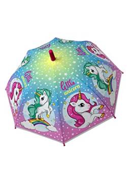 Chanos Einhorn Kinder Mädchen Regenschirm Stock-Schirm von Chanos