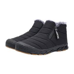 Barfußschuhe+Damen+Winter Für Sport Hiking Trekking Wanderstiefel Bequemer Barfuß-Wanderschuhe New Zehenschuhe Wärme Traillaufschuhe Mode Shoes Wasserdicht Lederschuhe Gefüttert Winterstiefel von Chanpning