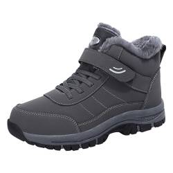 Frauen Winterschuhe Gefüttert Stiefel Unisex Turnschuhe Wasserabweisend Barfuß-Wanderschuhe für Sport Hiking Trekking Fitnessschuhe Rutschfeste Winterschuhe Barefoot Wanderstiefel Bequemer Sneaker von Chanpning